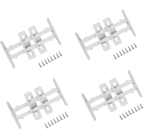 4 Adet Bebek Çocuk Koruma Kilidi - Dolap Çekmece Kilidi Sürgülü Kilit