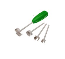 4 Başlıklı Oyma Seti Sebze Patlıcan Patates Kabak Oyacağı