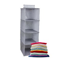  4 Gözlü Dolap Organizer Zebra Model