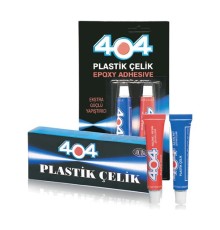 404 Plastik Çelik Epoksi Yapıştırıcı Çift Karışımlı 16g İkiz Tüp