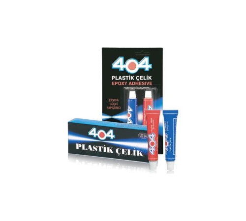 404 Plastik Çelik Epoksi Yapıştırıcı Çift Karışımlı 16g İkiz Tüp 404 Plastik Çelik Epoksi Yapıştırıcı Çift Karışımlı 16g İkiz Tüp