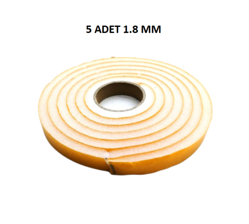 5 Adet Kapı Pencere Isı Yalıtım Süngeri Yapışkanlı Pencere Rüzgar Bandı 18MM x 2,5 MT 5 Adet Kapı Pencere Isı Yalıtım Süngeri Yapışkanlı Pencere Rüzgar Bandı 18MM x 2,5 MT