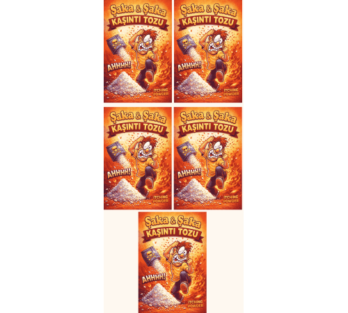 5 Adet Kaşıntı Tozu Şaka Kaşıntı Tozu Eğlence Şaka Amaçlı Toz