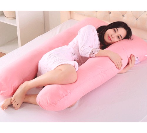 5 Farklı Bölge Destekli Hamile Yastığı ( Pembe ) 5 Farklı Bölge Destekli Hamile Yastığı ( Pembe )