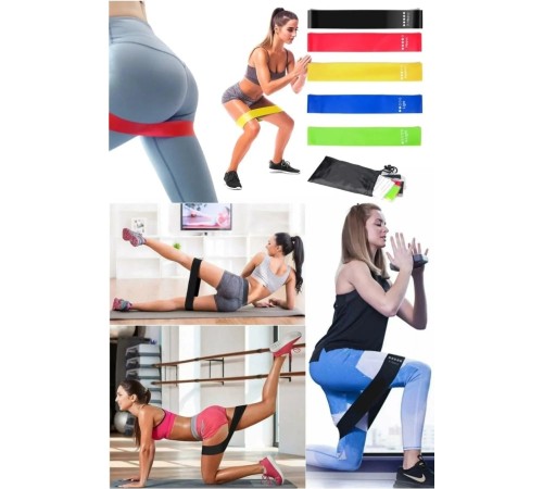 5 Li Set Aerobik Bandı Fitness Egzersiz Plates Direnç Lastiği Crossfit Kas Germe Ve Jimnastik Seti 5 Li Set Aerobik Bandı Fitness Egzersiz Plates Direnç Lastiği Crossfit Kas Germe Ve Jimnastik Seti