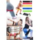 5 Li Set Aerobik Bandı Fitness Egzersiz Plates Direnç Lastiği Crossfit Kas Germe Ve Jimnastik Seti