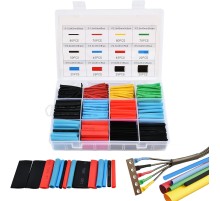 560 Parça Makaron Seti  Özel Kapaklı Kutulu Kablo Birleştirme Koruyucu Sıcaklıkla Daralan Makaron Set