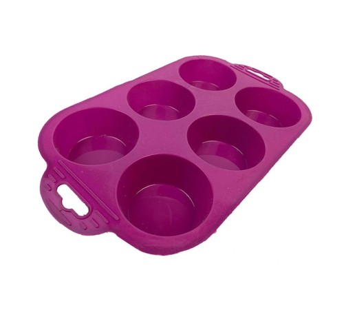 6 Bölmeli Silikon Muffin Kek Kalıbı 6 Bölmeli Silikon Muffin Kek Kalıbı