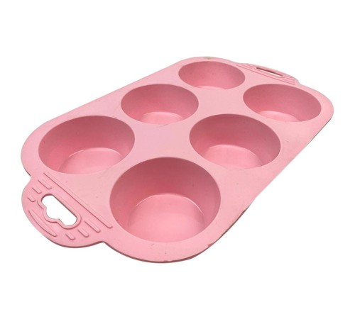 6 Bölmeli Silikon Muffin Kek Kalıbı 6 Bölmeli Silikon Muffin Kek Kalıbı