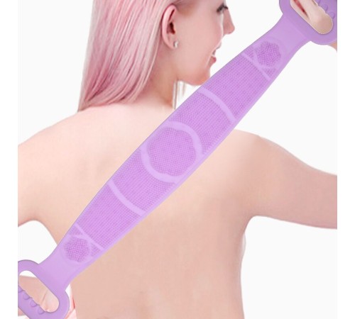 70 cm Çift Taraflı Sırt Kesesi -Silikon Duş Kesesi - Peeling Banyo Kesesi 70 cm Çift Taraflı Sırt Kesesi -Silikon Duş Kesesi - Peeling Banyo Kesesi