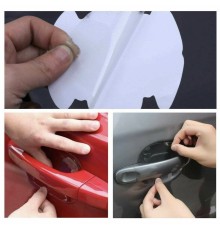 8 Adet Araba Kapı Kolu Koruyucu Çizilme Önleyici Şeffaf Sticker Film Koruma Seti