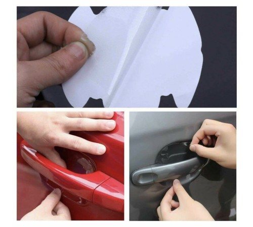 8 Adet Araba Kapı Kolu Koruyucu Çizilme Önleyici Şeffaf Sticker Film Koruma Seti 8 Adet Araba Kapı Kolu Koruyucu Çizilme Önleyici Şeffaf Sticker Film Koruma Seti