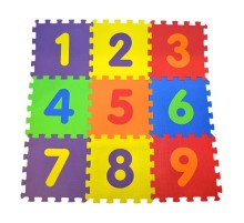 9 Parça Çocuk Oyun Karosu Eva Puzzle Yer Matı Sayılar Eğitici Oyun Halısı