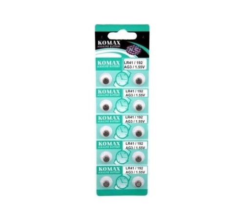 AG3 Saat Pili - Düğme Pil 10lu Paket LR41/192 1.55V AG3 Saat Pili - Düğme Pil 10lu Paket LR41/192 1.55V