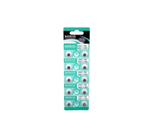 AG3 Saat Pili - Düğme Pil 10lu Paket LR41/192 1.55V AG3 Saat Pili - Düğme Pil 10lu Paket LR41/192 1.55V