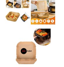 Airfreyer Fritöz Kağıdı Kare XL / XXL 100LÜ