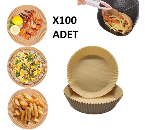 Airfreyer Fritöz Kağıdı Yuvarlak XL / XXL 100LÜ Airfreyer Fritöz Kağıdı Yuvarlak XL / XXL 100LÜ