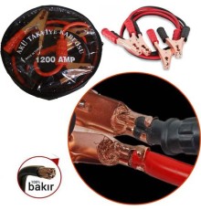 Akü Takviye Kablosu 1200 Amper (Taşıma Çantalı)