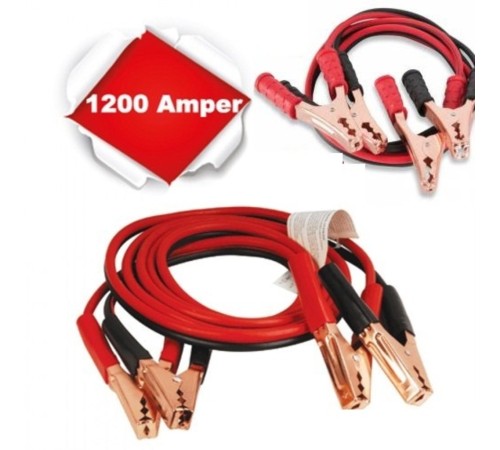 Akü Takviye Kablosu 1200 Amper (Taşıma Çantalı) Akü Takviye Kablosu 1200 Amper (Taşıma Çantalı)