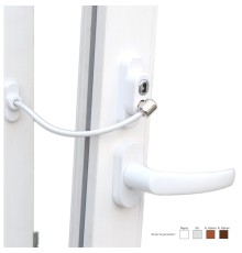 Anahtarlı Halatlı Pvc Kapı Pencere Emniyet Kilidi