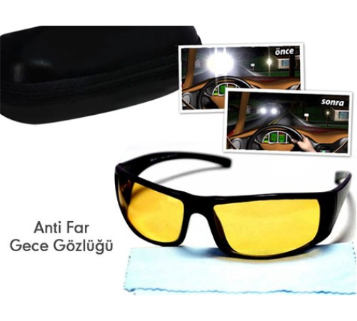 Anti Far Gece Görüş Gözlüğü Anti Far Gece Görüş Gözlüğü