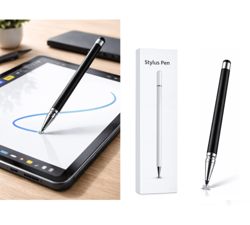 Apple iPad Air M2 LTE Uyumlu Dokunmatik Stylus Kalem Disk Uçlu Hassas Tablet Telefon Çizim Kalemi