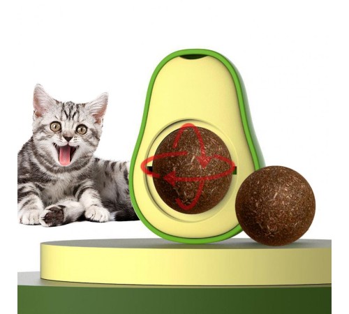 Avokado Dönen Kedi Nanesi Cat Oyun Topu Doğal Kedi Oyuncağı Avokado Dönen Kedi Nanesi Cat Oyun Topu Doğal Kedi Oyuncağı