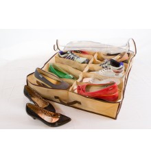 Ayakkabı Saklama Çantası 12 Bölmeli Shoes Under
