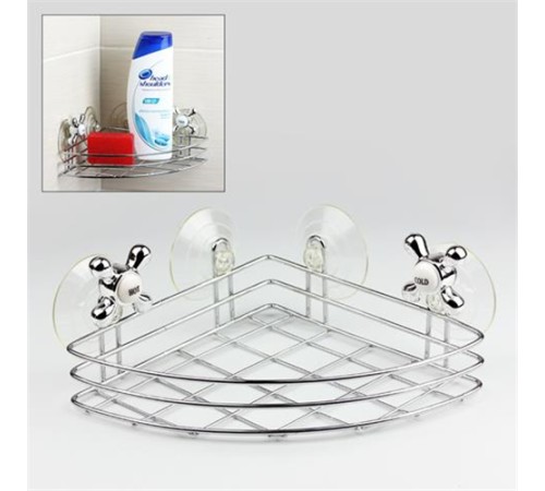 Banyo Organizeri - Çok Amaçlı Köşe Organizer Vantuzlu Banyo Organizeri - Çok Amaçlı Köşe Organizer Vantuzlu