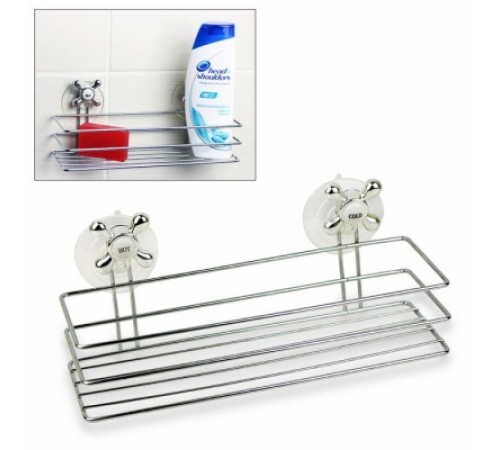 Banyo Organizeri - Çok Amaçlı Dörtgen Vantuzlu Banyo Organizeri - Çok Amaçlı Dörtgen Vantuzlu
