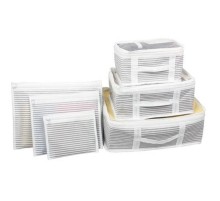 Bavul İçi Düzenleyici Valiz  Organizer 6 lı Set - Çizgili