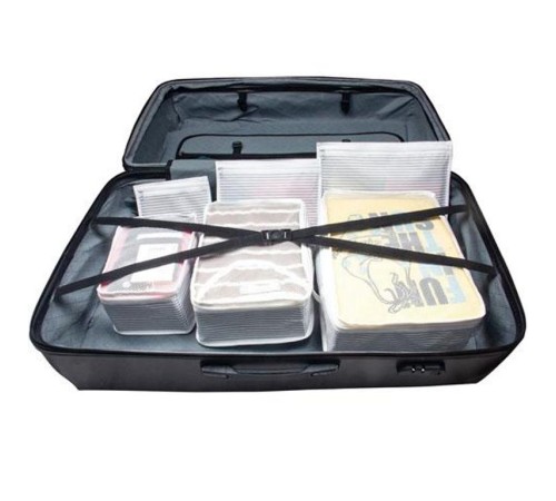 Bavul İçi Düzenleyici Valiz Organizer 6 lı Set - Çizgili Bavul İçi Düzenleyici Valiz Organizer 6 lı Set - Çizgili