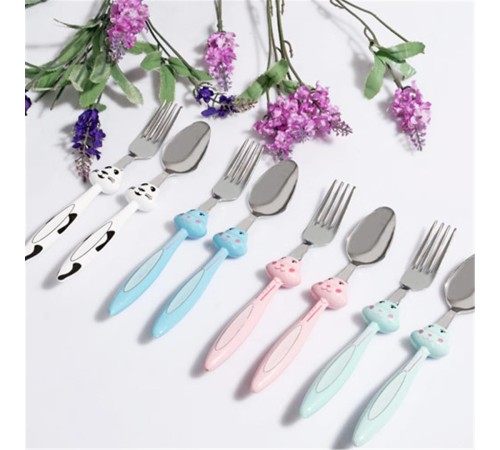 Bebek Çatal Kaşık Seti - 18 cm Bebek Çatal Kaşık Seti - 18 cm