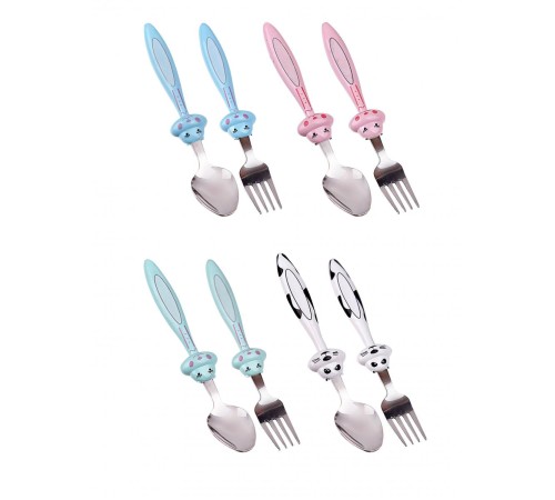 Bebek Çatal Kaşık Seti - 18 cm Bebek Çatal Kaşık Seti - 18 cm