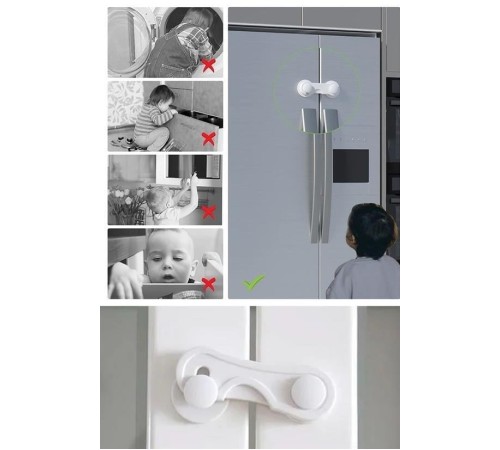Bebek Çocuk Güvenliği Çekmece ve Dolap İçin Kendiliğinde Yapışkanlı Vidasız Kapak Kilidi Bebek Çocuk Güvenliği Çekmece ve Dolap İçin Kendiliğinde Yapışkanlı Vidasız Kapak Kilidi