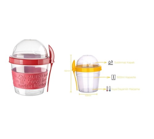 Bebek Mama Saklama Kabı 500ML Bebek Mama Saklama Kabı 500ML