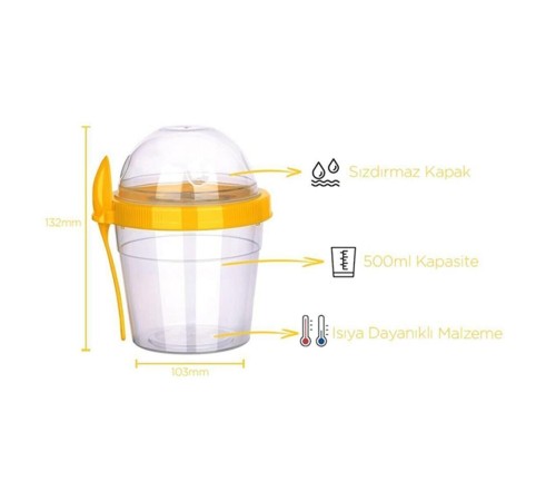 Bebek Mama Saklama Kabı 500ML Bebek Mama Saklama Kabı 500ML