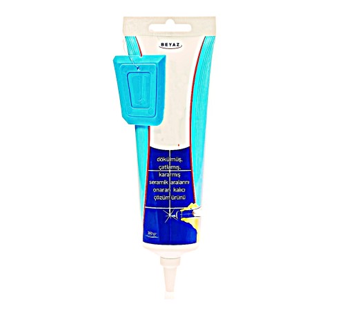 Beyaz Derz Dolgusu - Lavabo Küvet Fayans Derzi kalemi 380gr Spatula Hediyeli Beyaz Derz Dolgusu - Lavabo Küvet Fayans Derzi kalemi 380gr Spatula Hediyeli