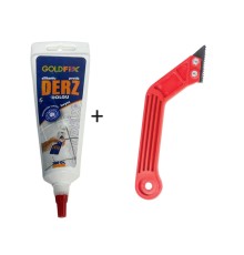 Beyaz Derz Dolgusu - Lavabo Küvet Fayans Derzi kalemi 380gr + Sökme Temizleme Spatula Set