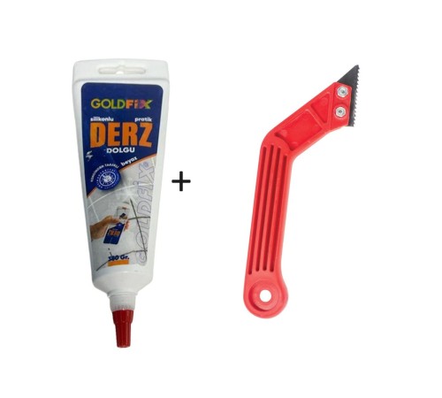 Beyaz Derz Dolgusu - Lavabo Küvet Fayans Derzi kalemi 380gr + Sökme Temizleme Spatula Set Beyaz Derz Dolgusu - Lavabo Küvet Fayans Derzi kalemi 380gr + Sökme Temizleme Spatula Set