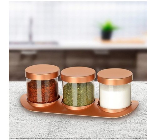 Bronz Baharat Seti Lüx 3lü Set Bronz Baharat Seti Lüx 3lü Set