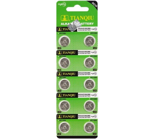Buton Pil - Saat Lazer Hesap Makinesi Pili 10lu Paket AG10 - LR1130H - 389A -1.55V Buton Pil - Saat Lazer Hesap Makinesi Pili 10lu Paket AG10 - LR1130H - 389A -1.55V