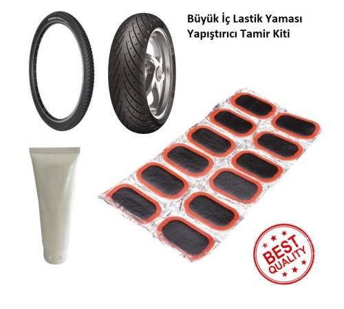 Büyük Lastik Yaması - Bisiklet - Motor Lastiği Yaması Büyük Lastik Yaması - Bisiklet - Motor Lastiği Yaması