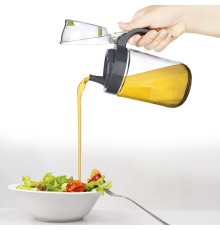 Cam Yağdanlık - Kulplu Sirkelik Sosluk 660ML
