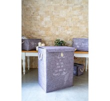 Çamaşır Sepeti - Eşya Saklama Kutusu Keçe - Mega Boy