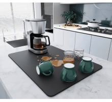 Çay Makinesi Altlığı Su Emici Kaymaz Taban Tezgah Koruyucu Kurulama Matı