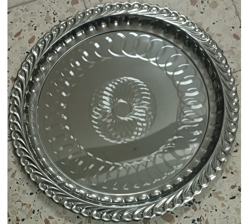 Çelik Sini Tepsi Yer Sofrası 47CM Çelik Sini Tepsi Yer Sofrası 47CM