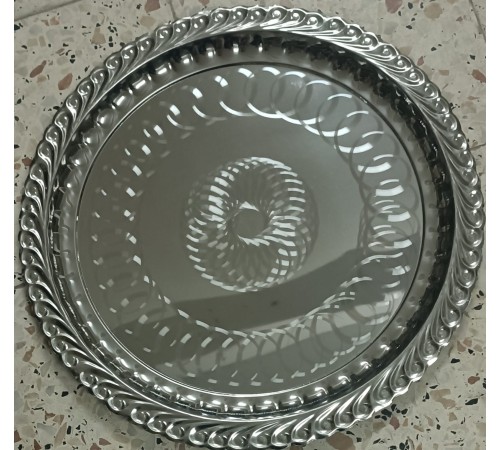 Çelik Sini Tepsi Yer Sofrası 47CM Çelik Sini Tepsi Yer Sofrası 47CM