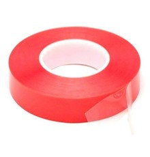 Çift Taraflı Akrilik Silikonize Bant 18 mm x 2 metre Kırmızı VHB