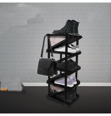Çift Taraflı 9 Katlı Pratik Ayakkabılık -  Askılı Ayakkabı Rafı